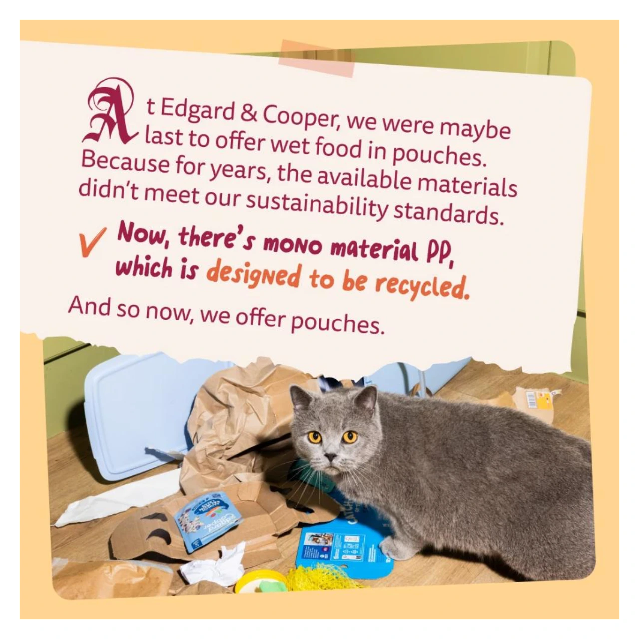 Edgard & Cooper Feasts From the Farm vådfoder til kat 12 x 85 g